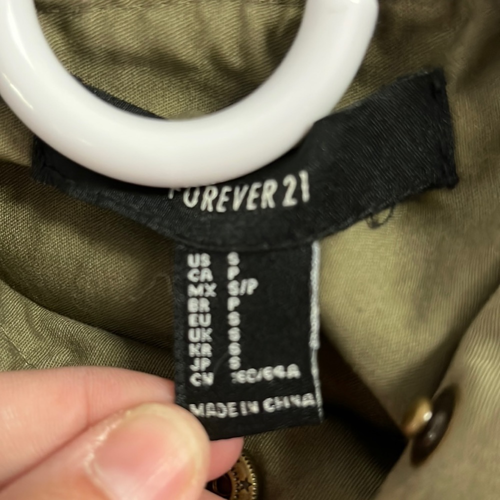 Forever 21 Small Army Green Jacket - image 6